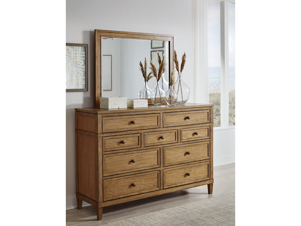Sharlance Brown Dresser and Mirror