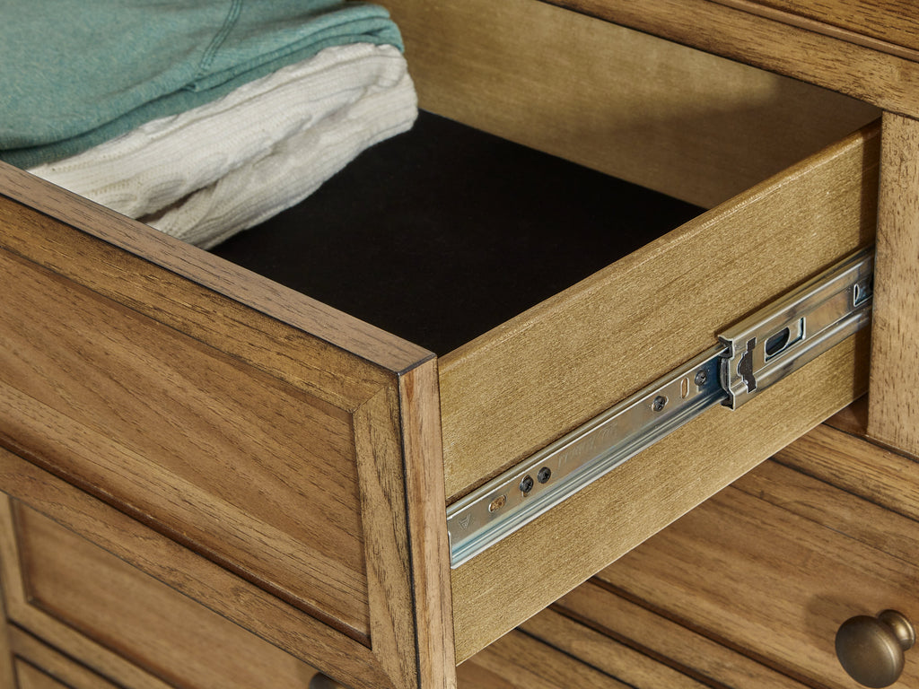 Sharlance Brown Dresser and Mirror