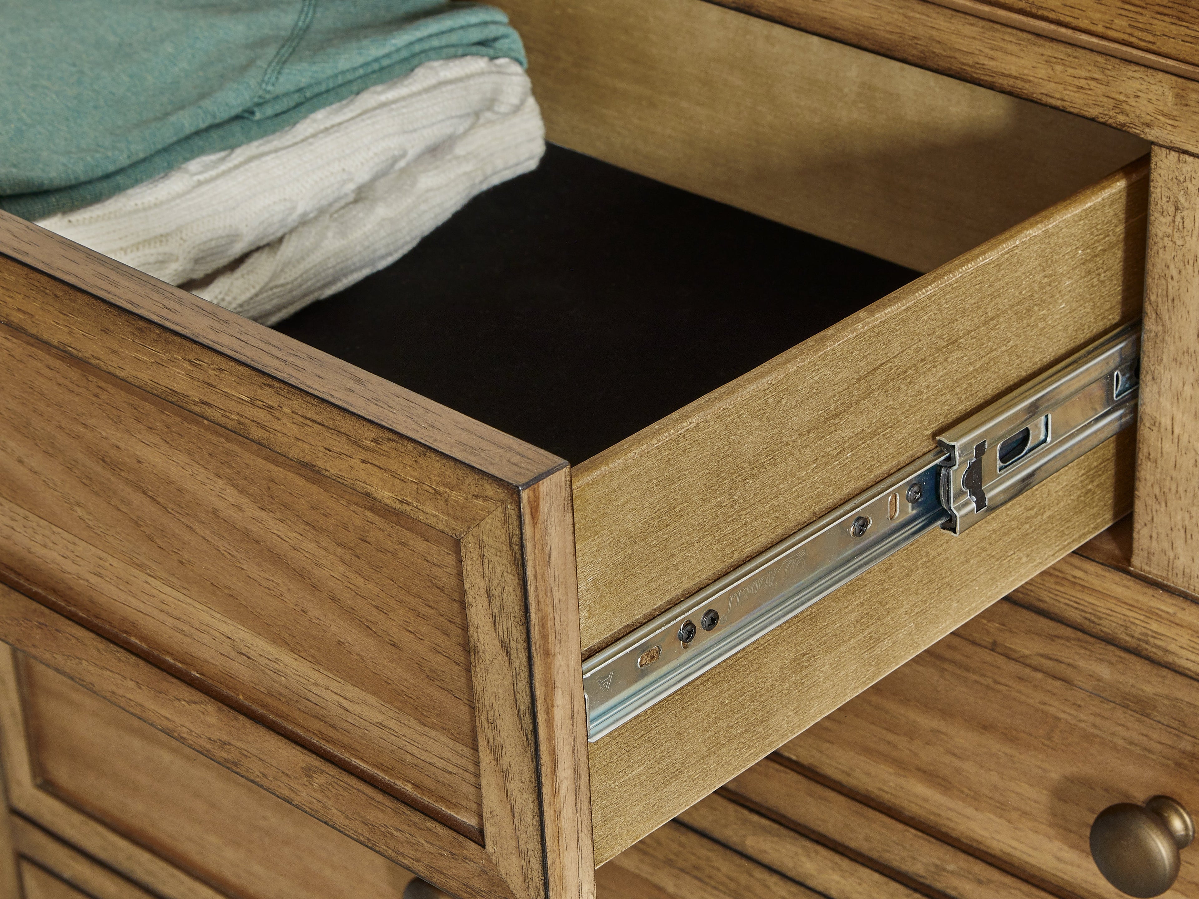 Sharlance Brown Dresser and Mirror