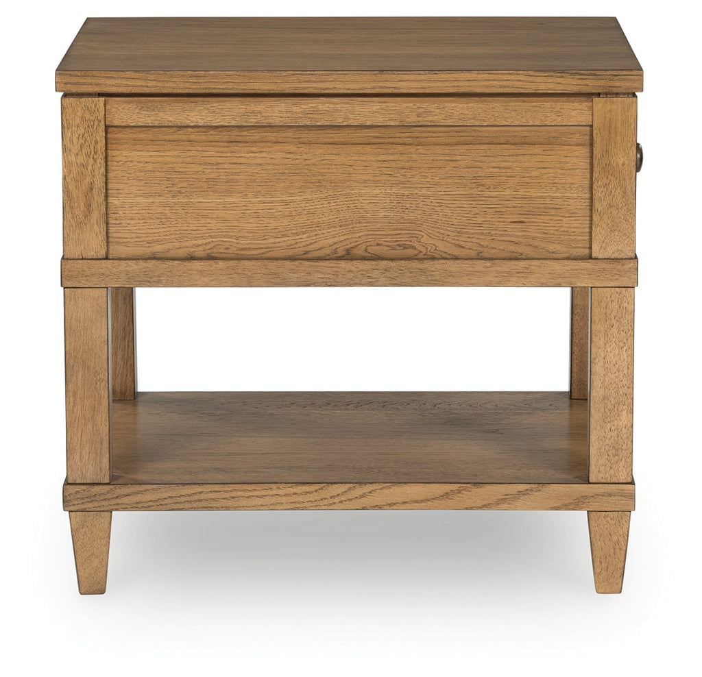 Sharlance Light Brown End Table