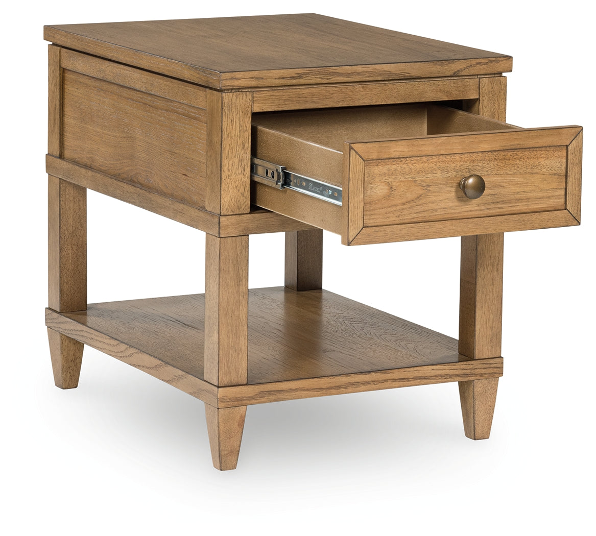 Sharlance Light Brown End Table