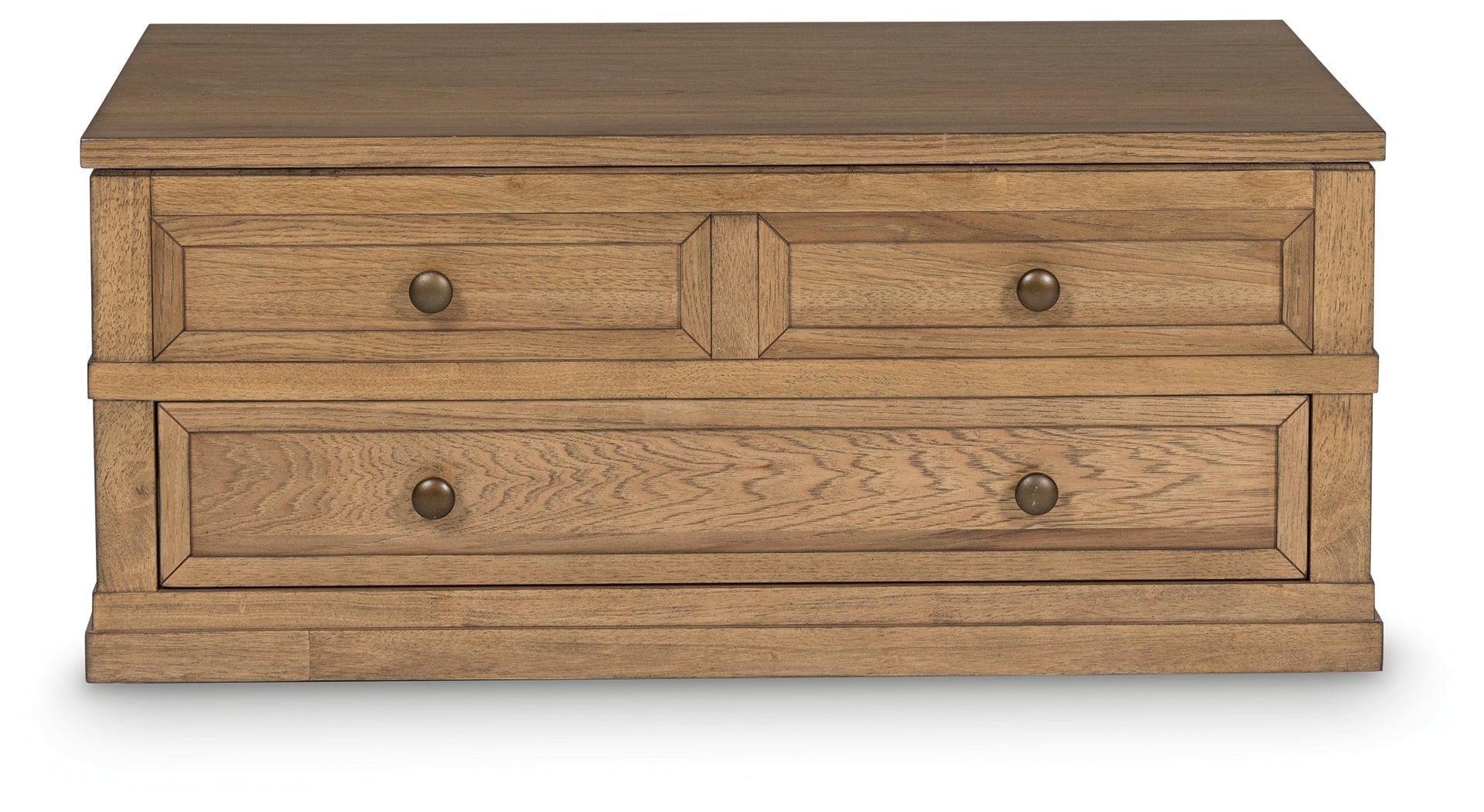 Sharlance Light Brown Lift-Top Coffee Table
