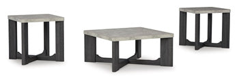Sharstorm Two-Tone Gray Table (Set of 3)