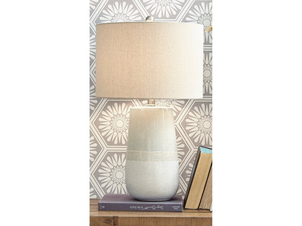 Shavon Beige/White Table Lamp (Set of 2)