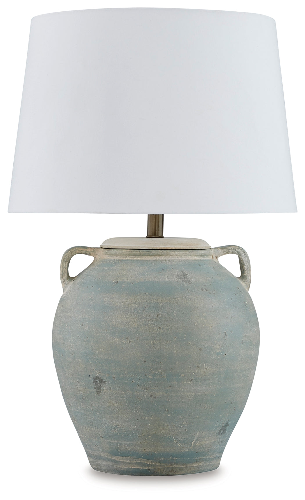 Shawburg Antique Green 2-Piece Lamp Set