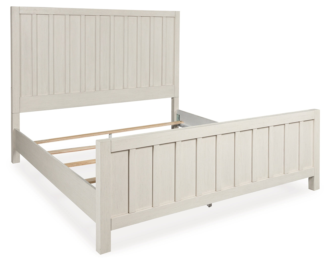 Shaybrock Antique White California King Panel Bed