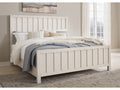 Shaybrock Antique White King Panel Bed