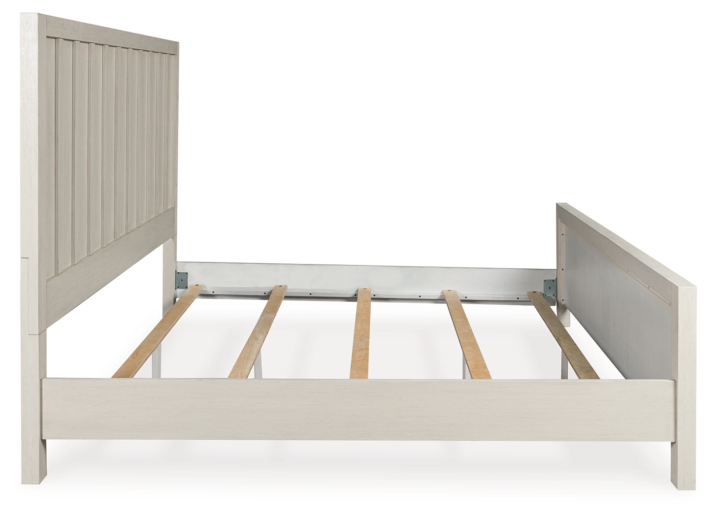 Shaybrock Antique White King Panel Bed