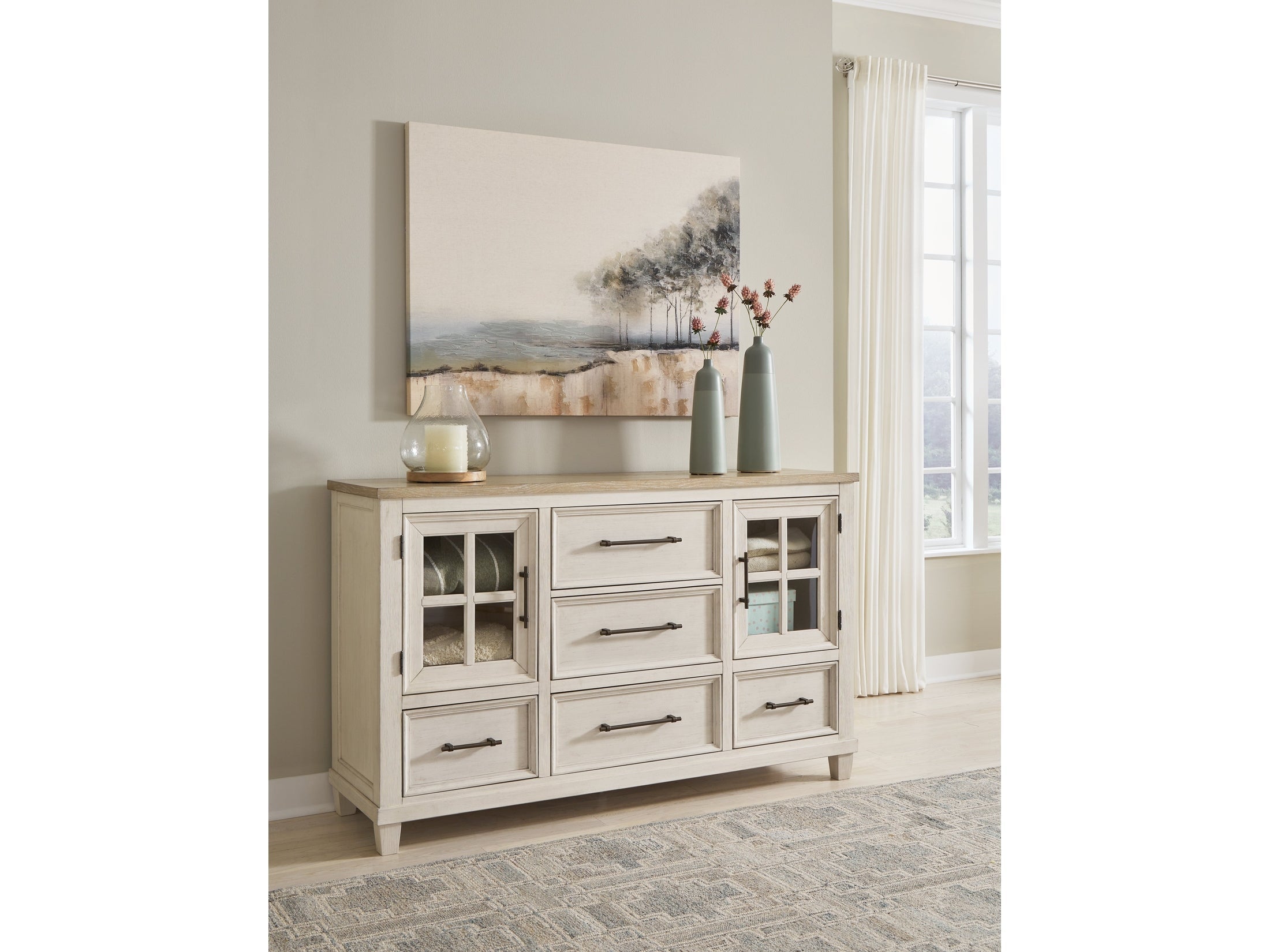 Shaybrock White Dresser