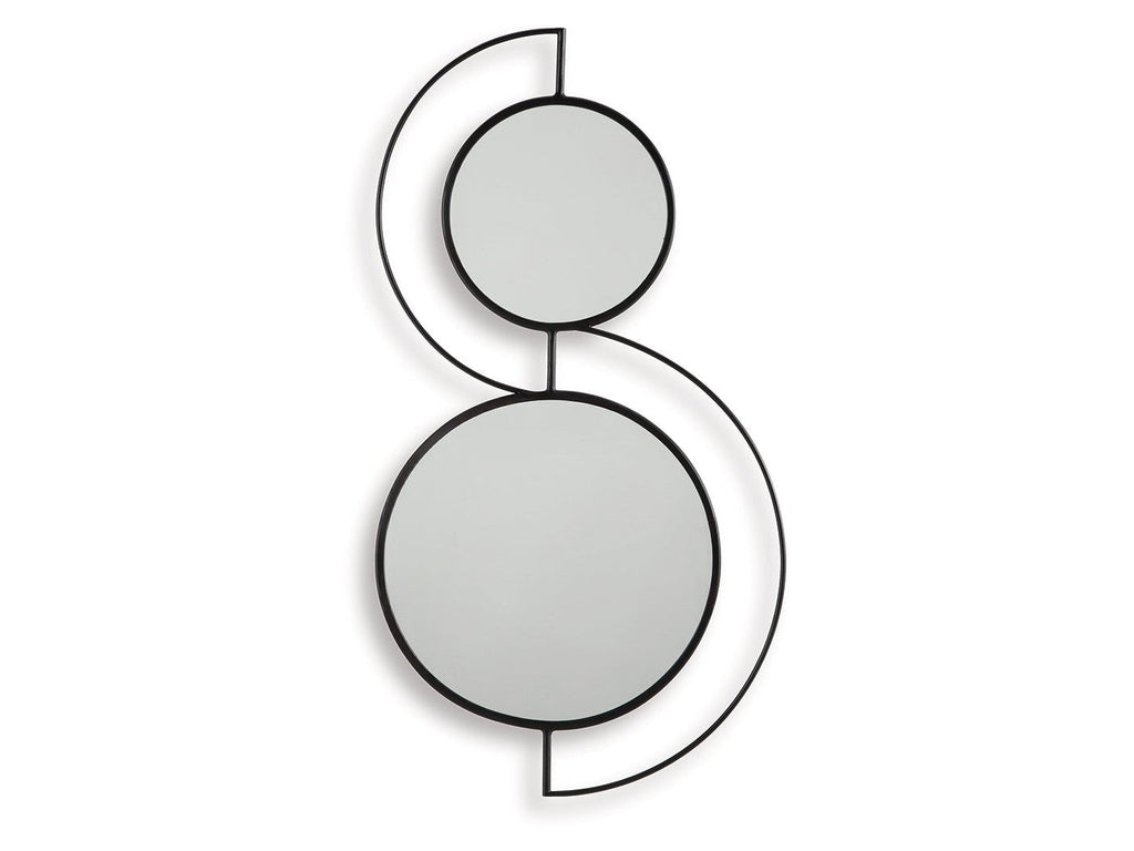 Shayham Black Accent Mirror