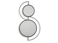 Shayham Black Accent Mirror