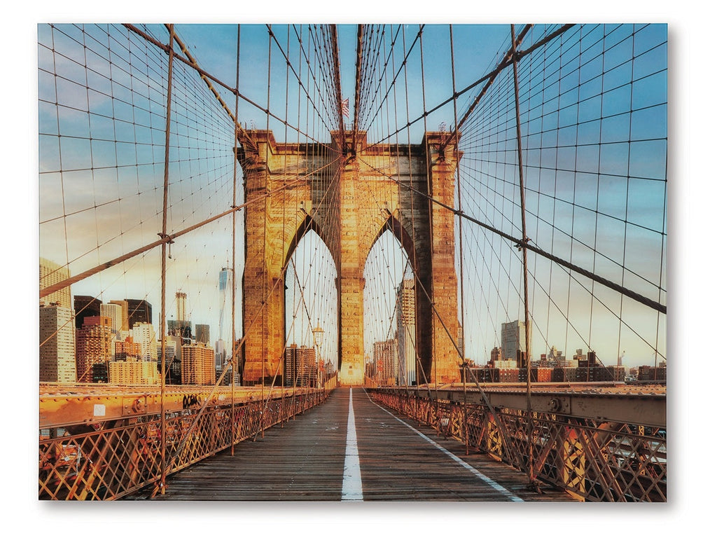 Shayward Blue/Amber Wall Art