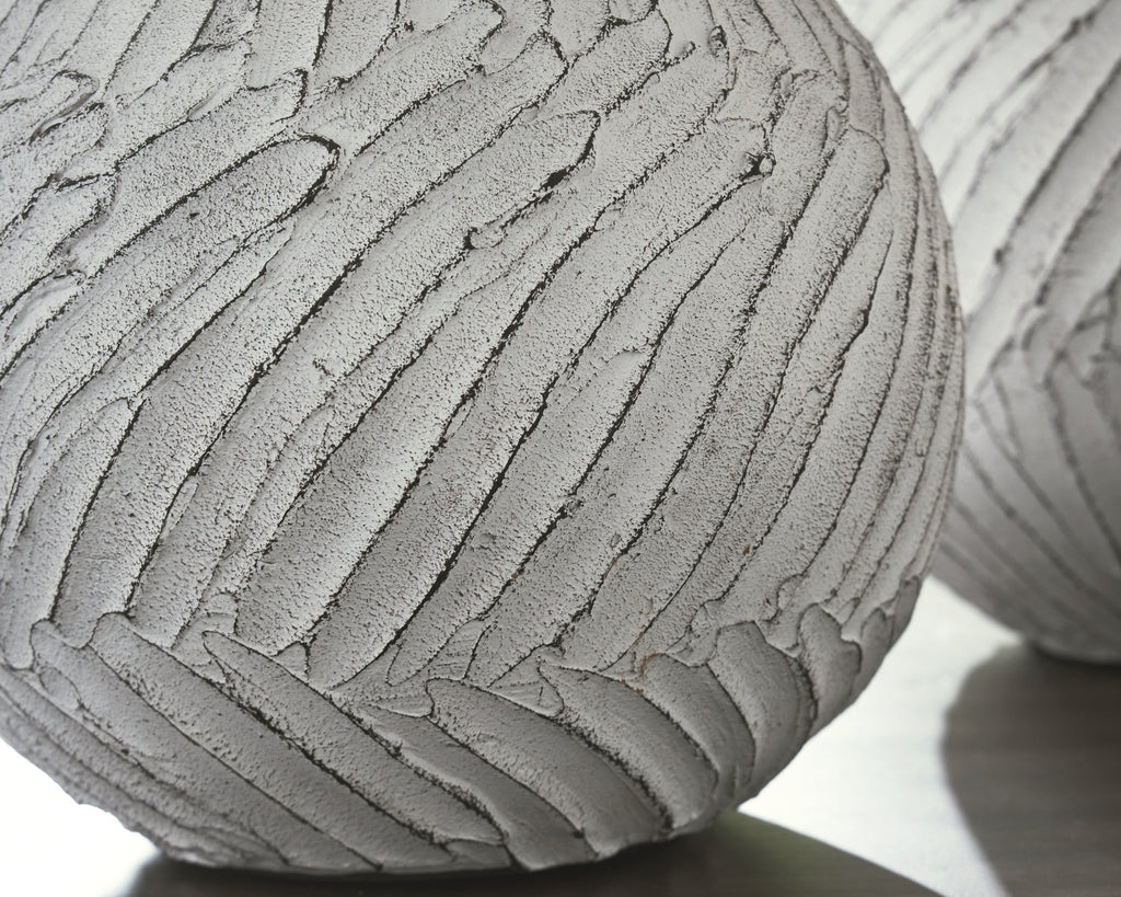 Shelvie Distressed White Vase