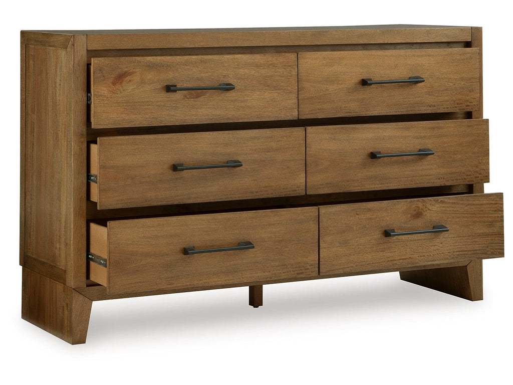 Sherbana Light Brown Dresser
