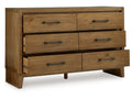Sherbana Light Brown Dresser