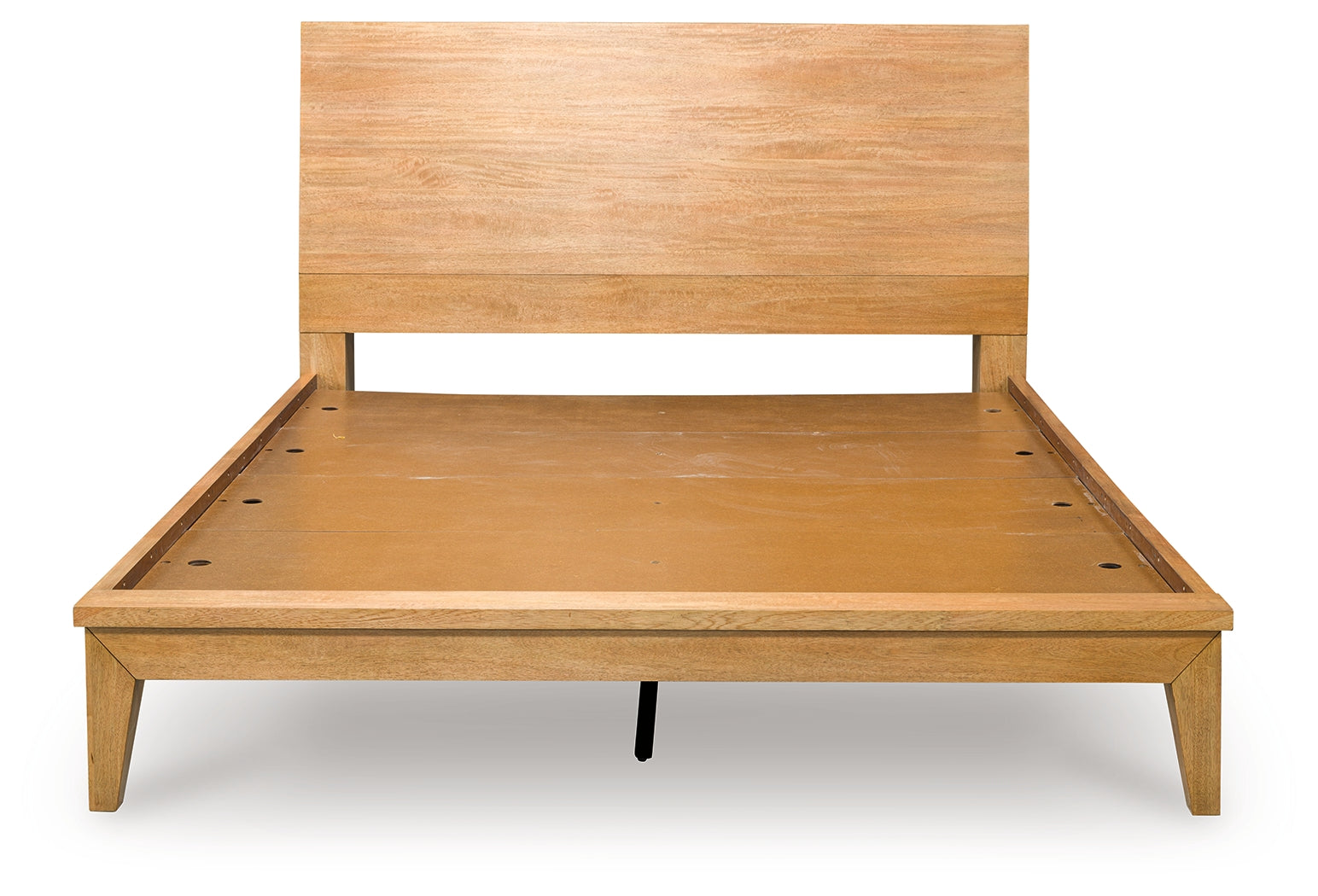 Sherbana Light Brown King Panel Bed
