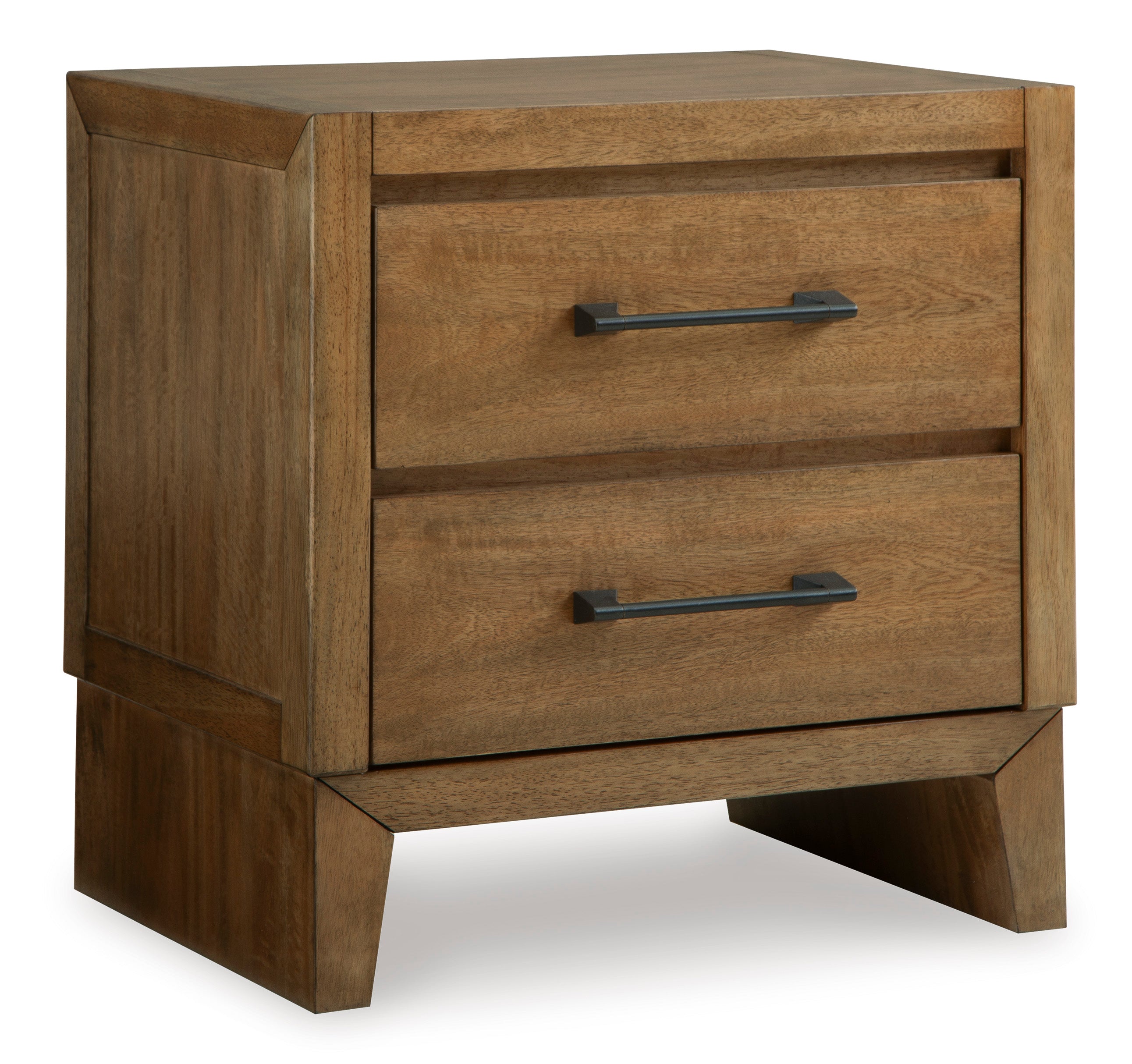 Sherbana Light King Panel Bed, Brown