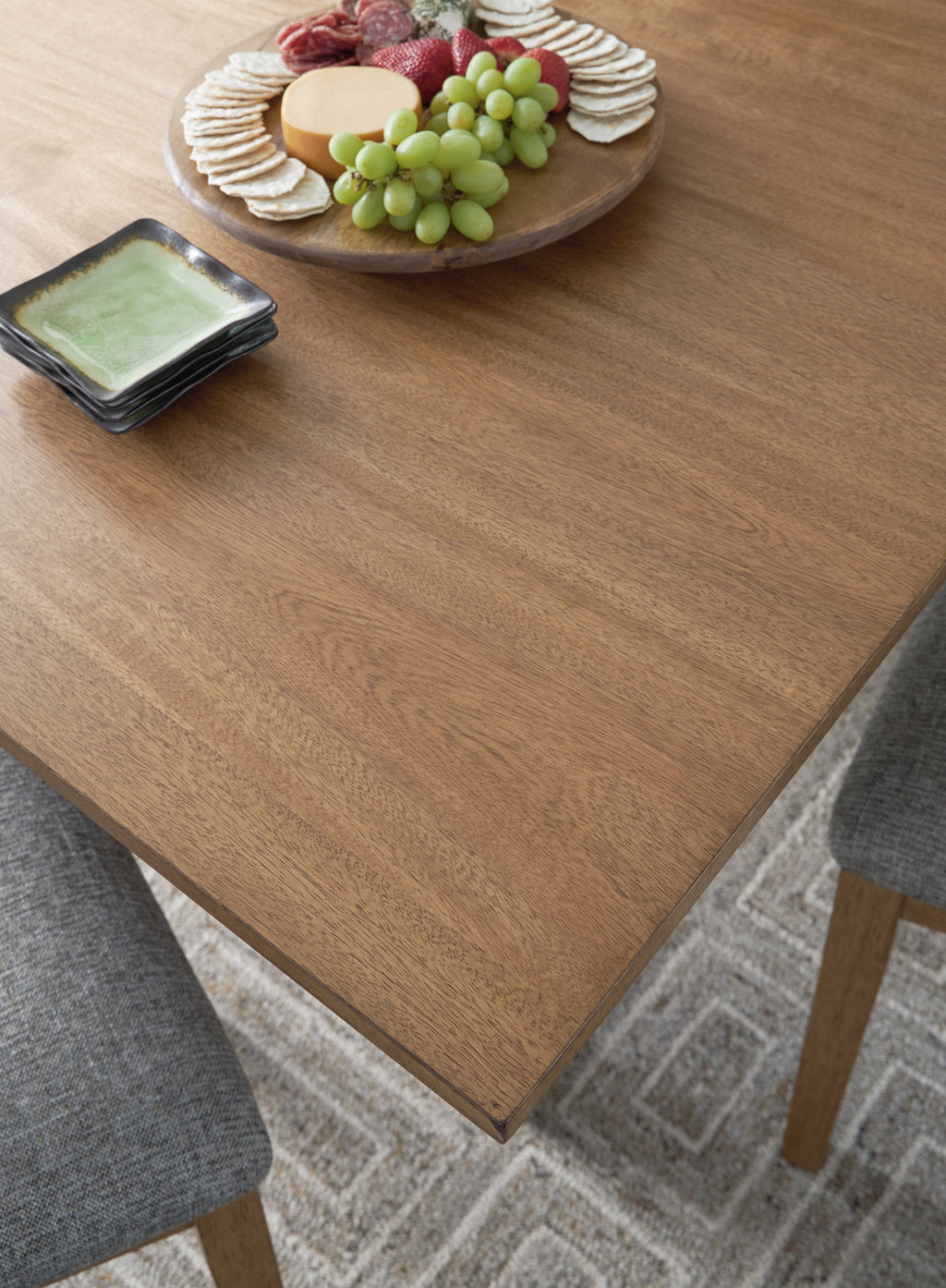Sherbana Light Brown Rectangular Dining Room Table