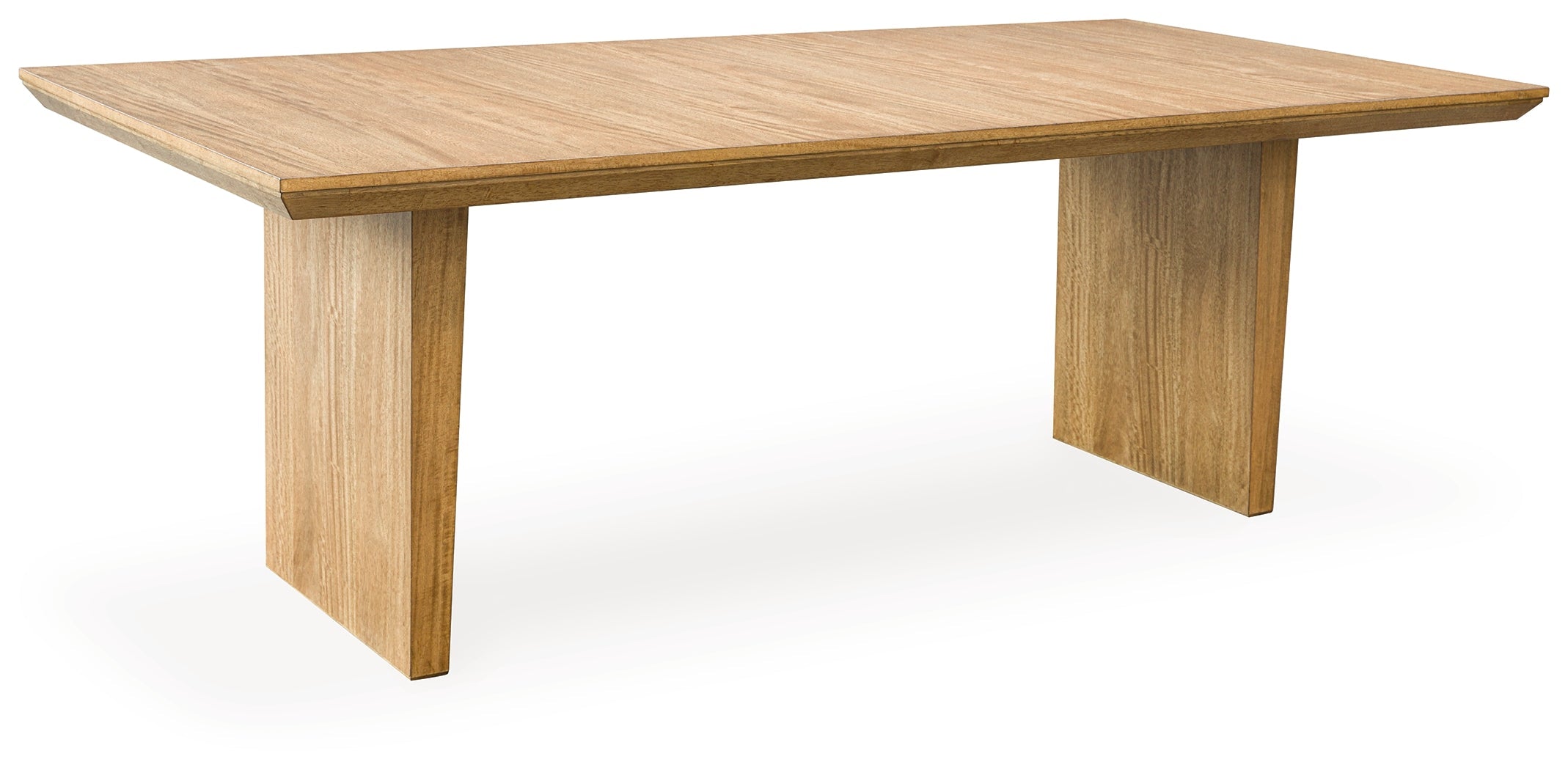 Sherbana Light Brown Rectangular Dining Room Table