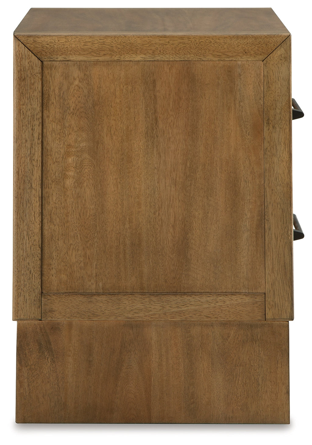 Sherbana Light Brown Two Drawer Nightstand