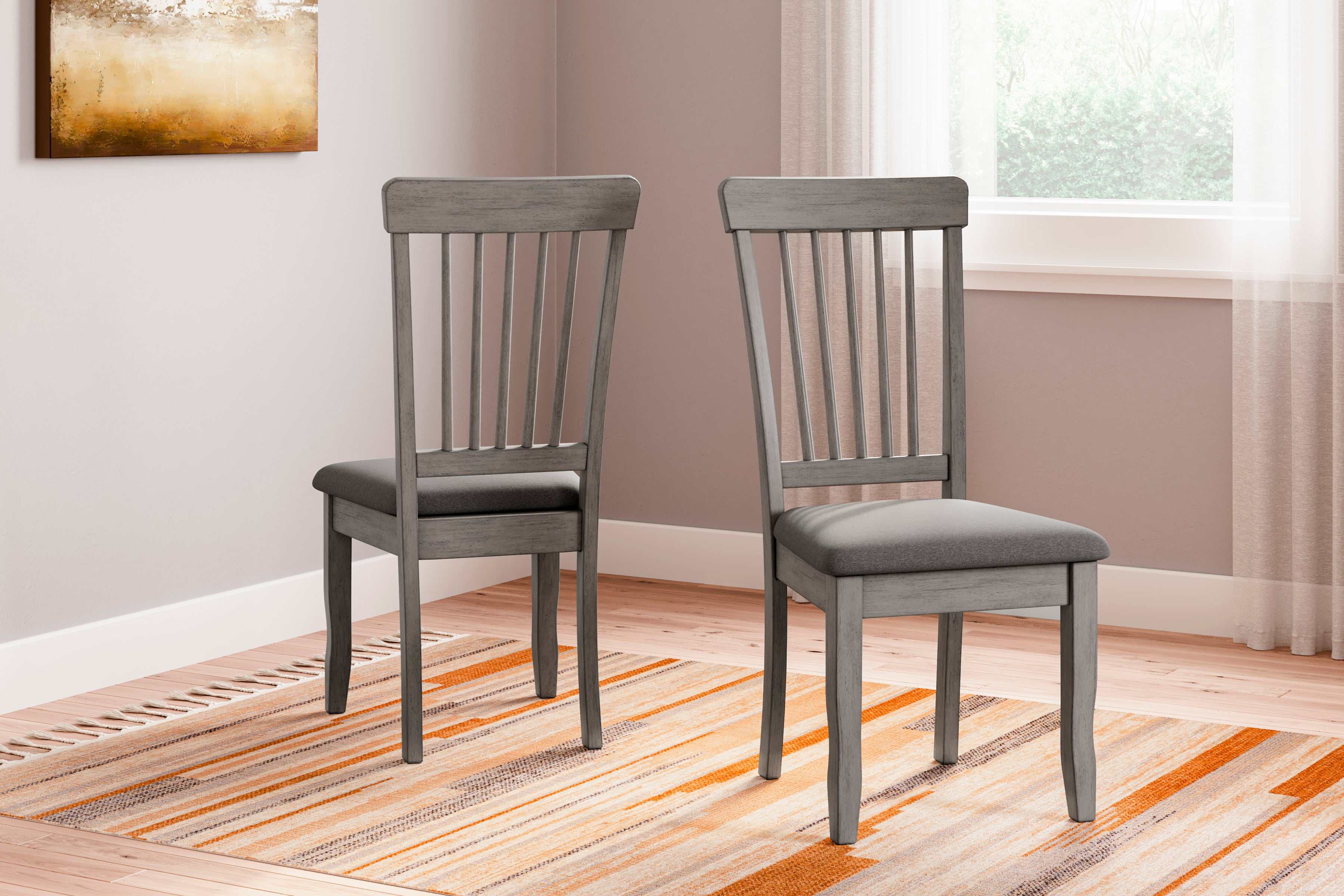 Shullden Gray Dining Room Set / 5pc