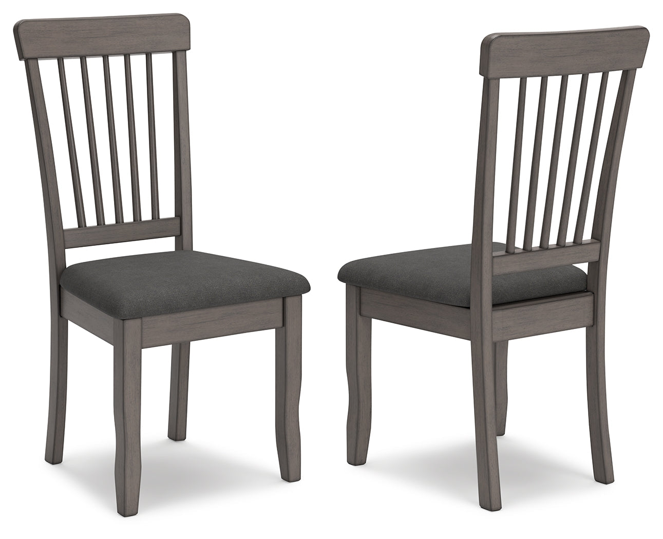 Shullden Gray Dining Table and 2 Chairs