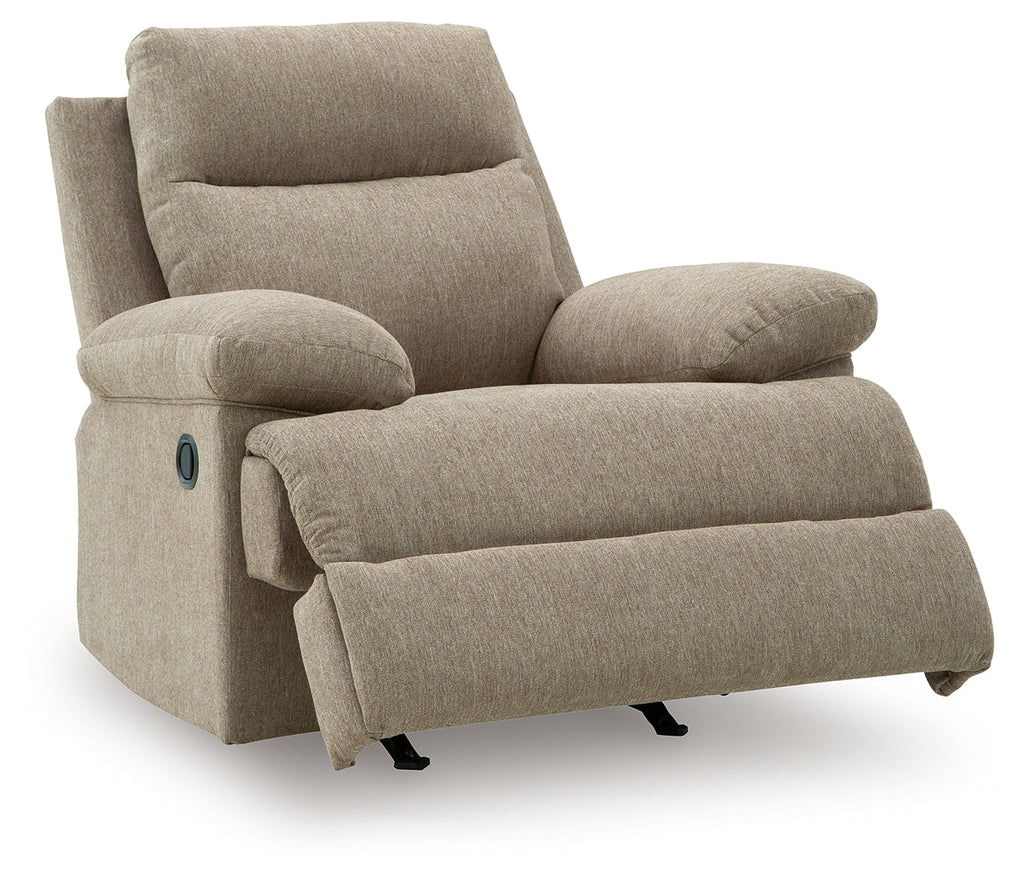 Side-Swipe Mocha Rocker Recliner