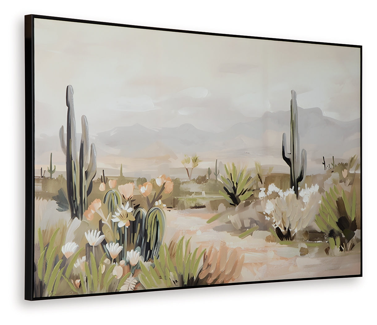 Sidworth Green/Beige/Gray Wall Art