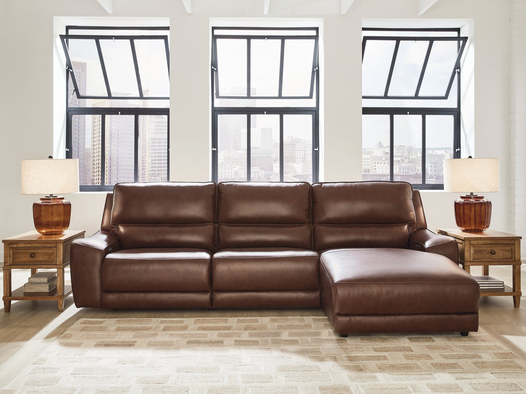 Silverbrooke Canyon 3-Piece RAF Reclining Sofa Chaise