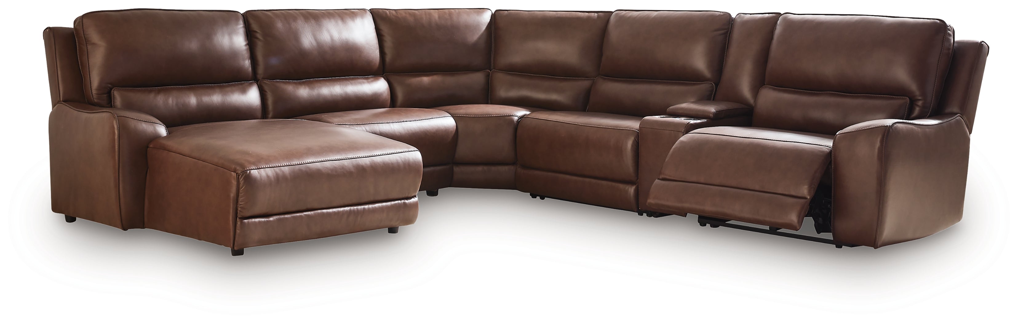 Silverbrooke Canyon 6-Piece LAF Power Reclining Sectional with Chaise
