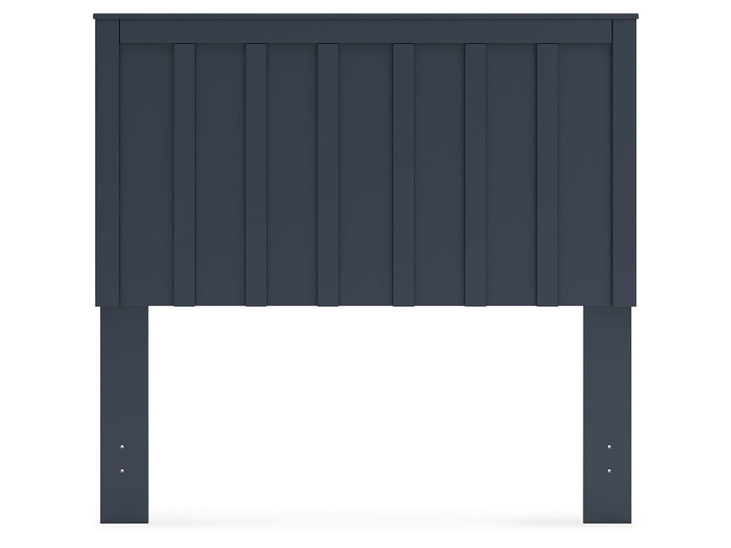 Simmenfort Navy Blue Full Panel Headboard