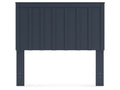 Simmenfort Navy Blue Full Panel Headboard