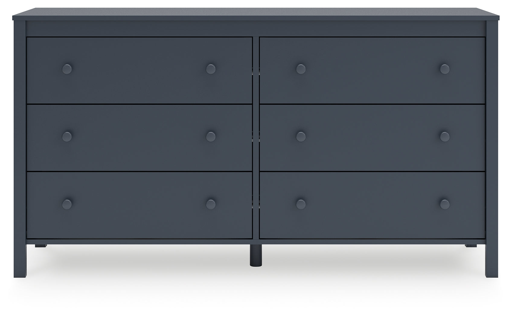 Simmenfort Navy Blue Six Drawer Dresser