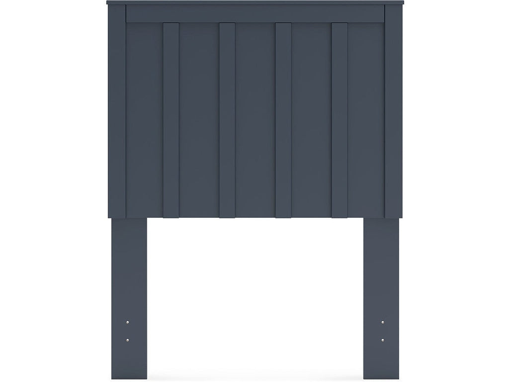 Simmenfort Navy Blue Twin Panel Headboard