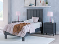 Simmenfort Navy Blue Twin Platform Youth Bed