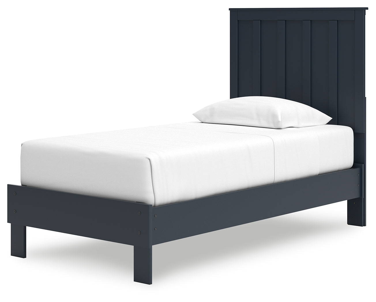 Simmenfort Navy Blue Twin Platform Youth Bed