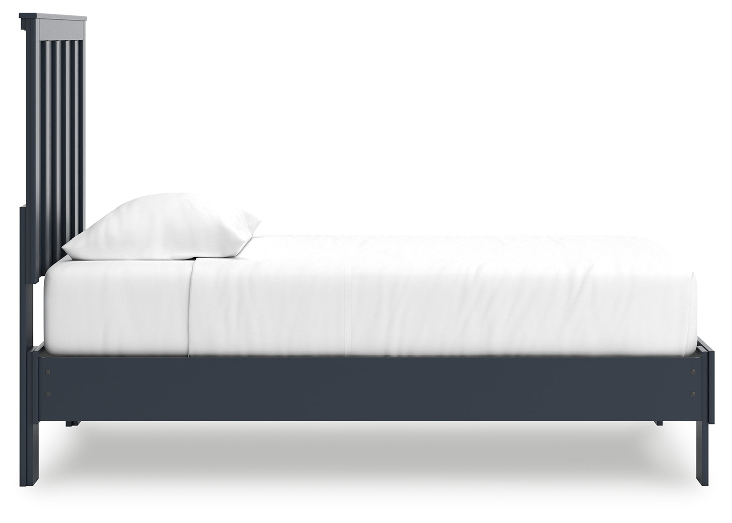 Simmenfort Navy Blue Twin Platform Youth Bed