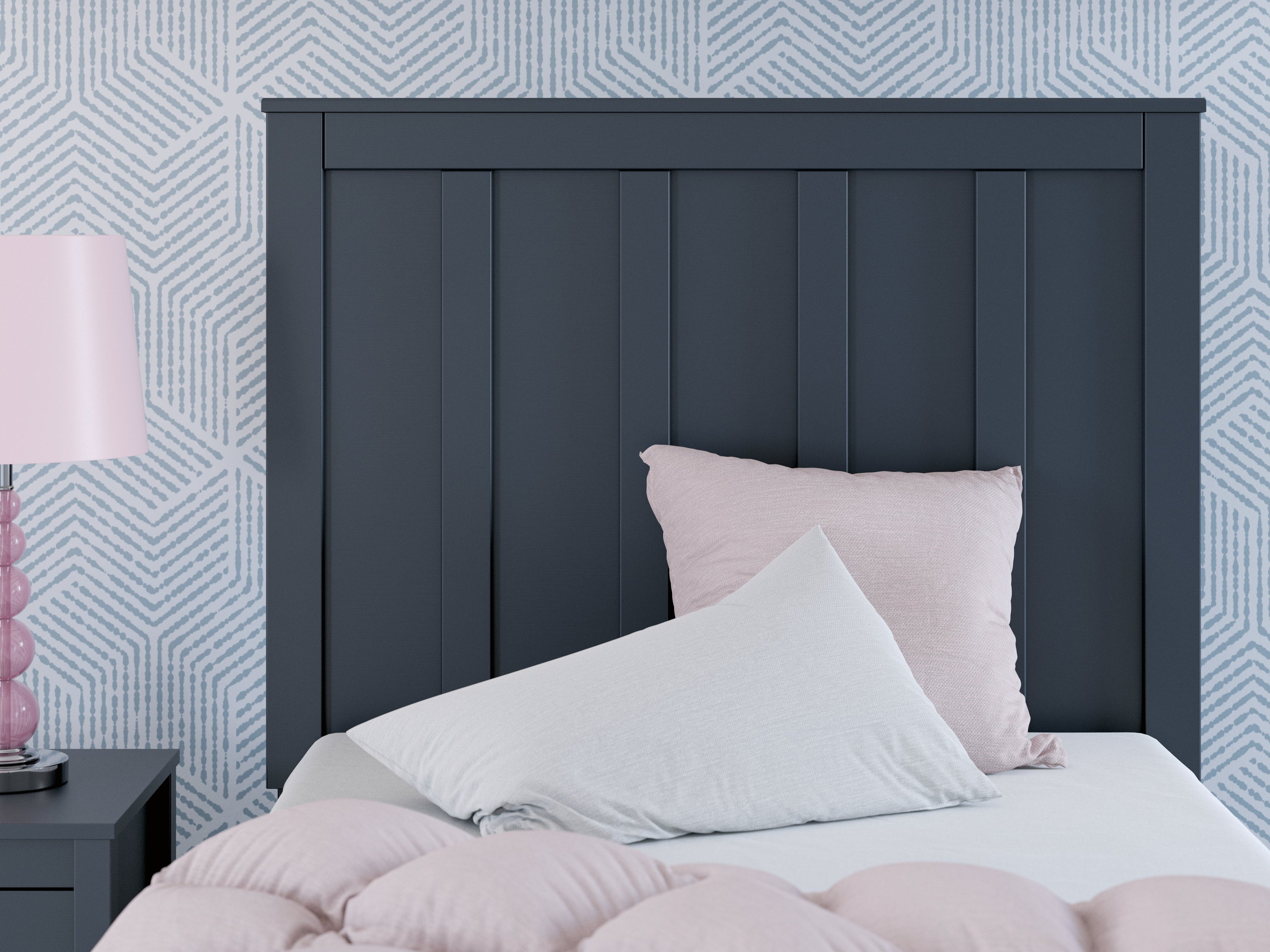 Simmenfort Navy Blue Twin Platform Youth Bed