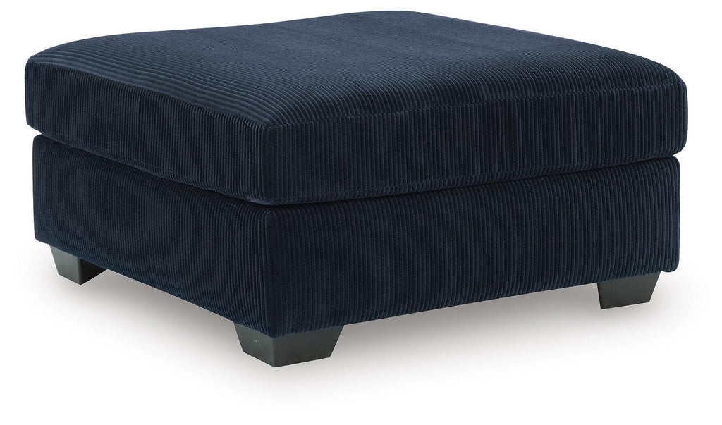 SimpleJoy Navy Oversized Accent Ottoman