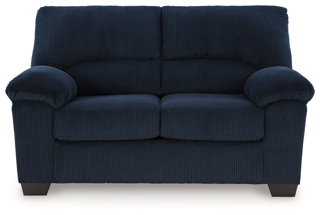 SimpleJoy Navy Sofa & Loveseat