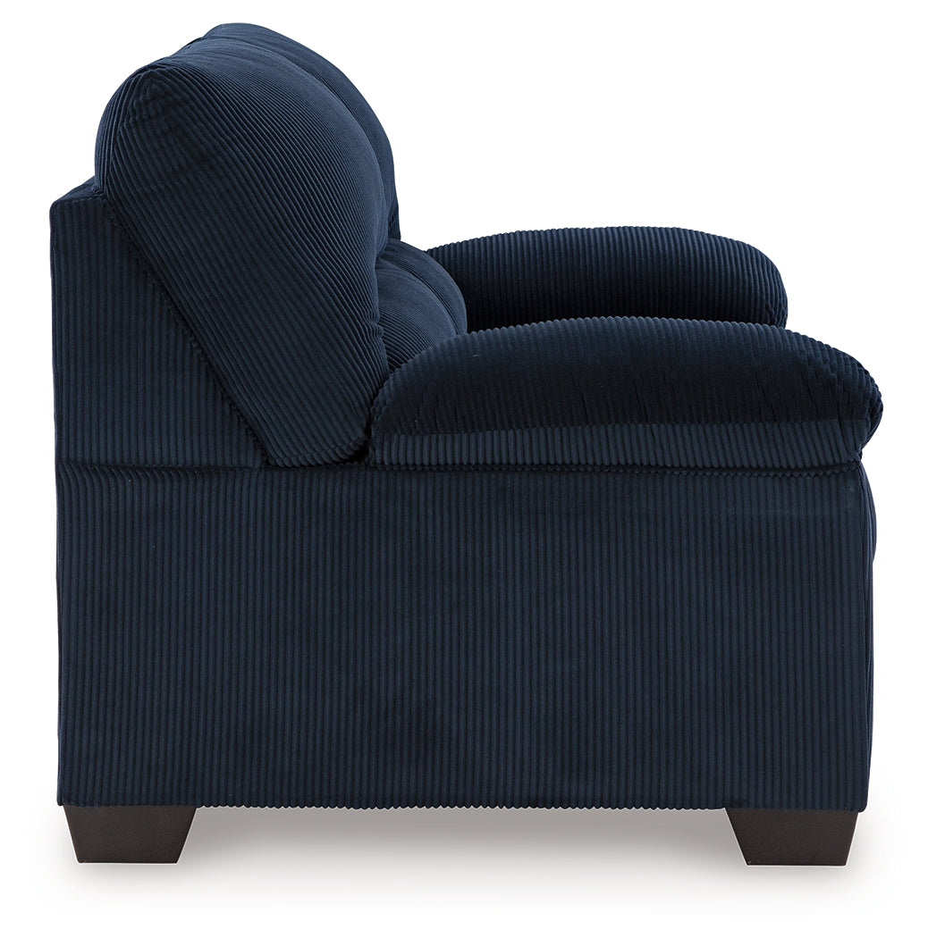 SimpleJoy Navy Sofa & Loveseat