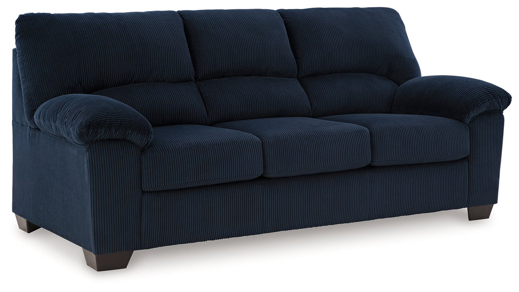 SimpleJoy Navy Sofa & Loveseat