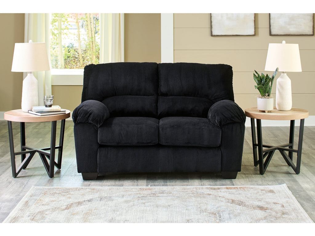 SimpleJoy Onyx Loveseat