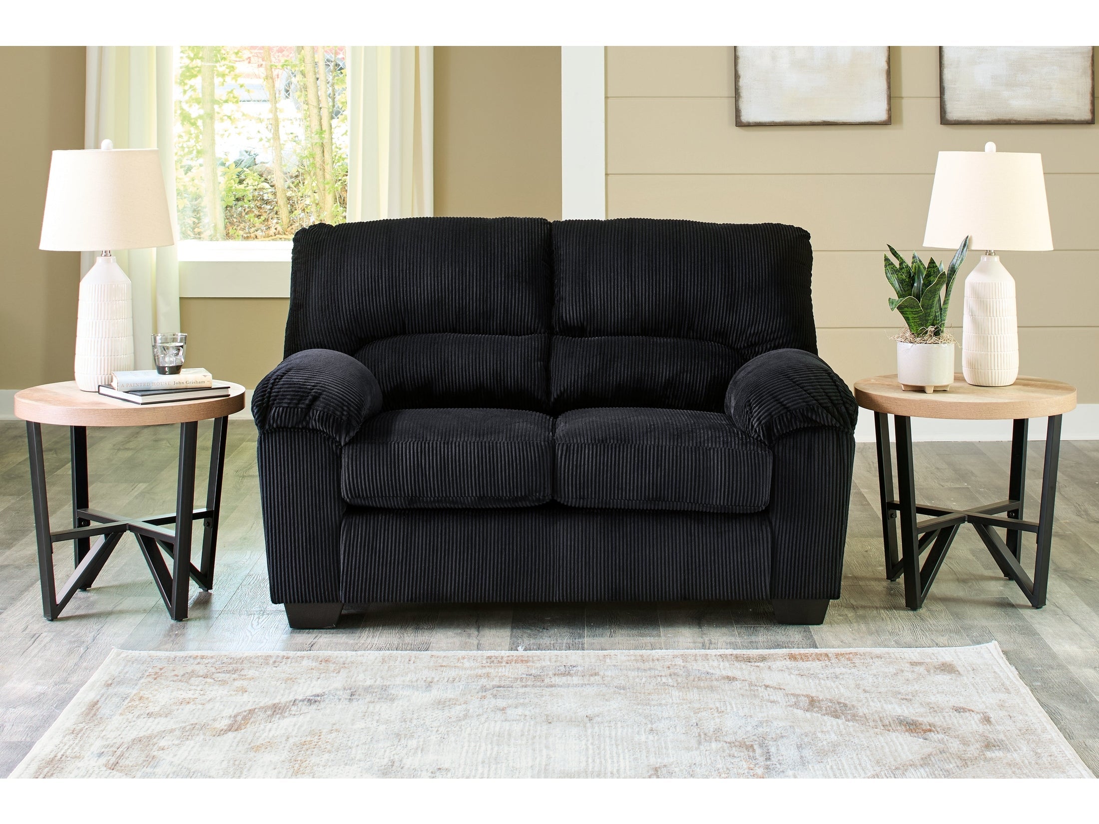 SimpleJoy Onyx Loveseat