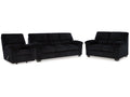 SimpleJoy Onyx Sofa, Loveseat and Recliner