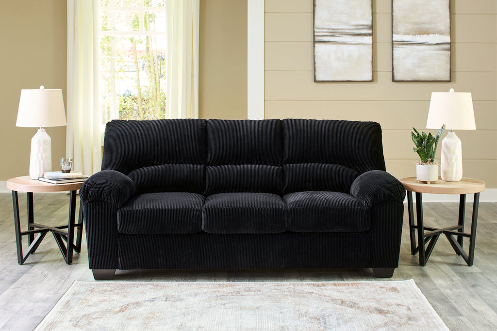 SimpleJoy Onyx Sofa and Recliner