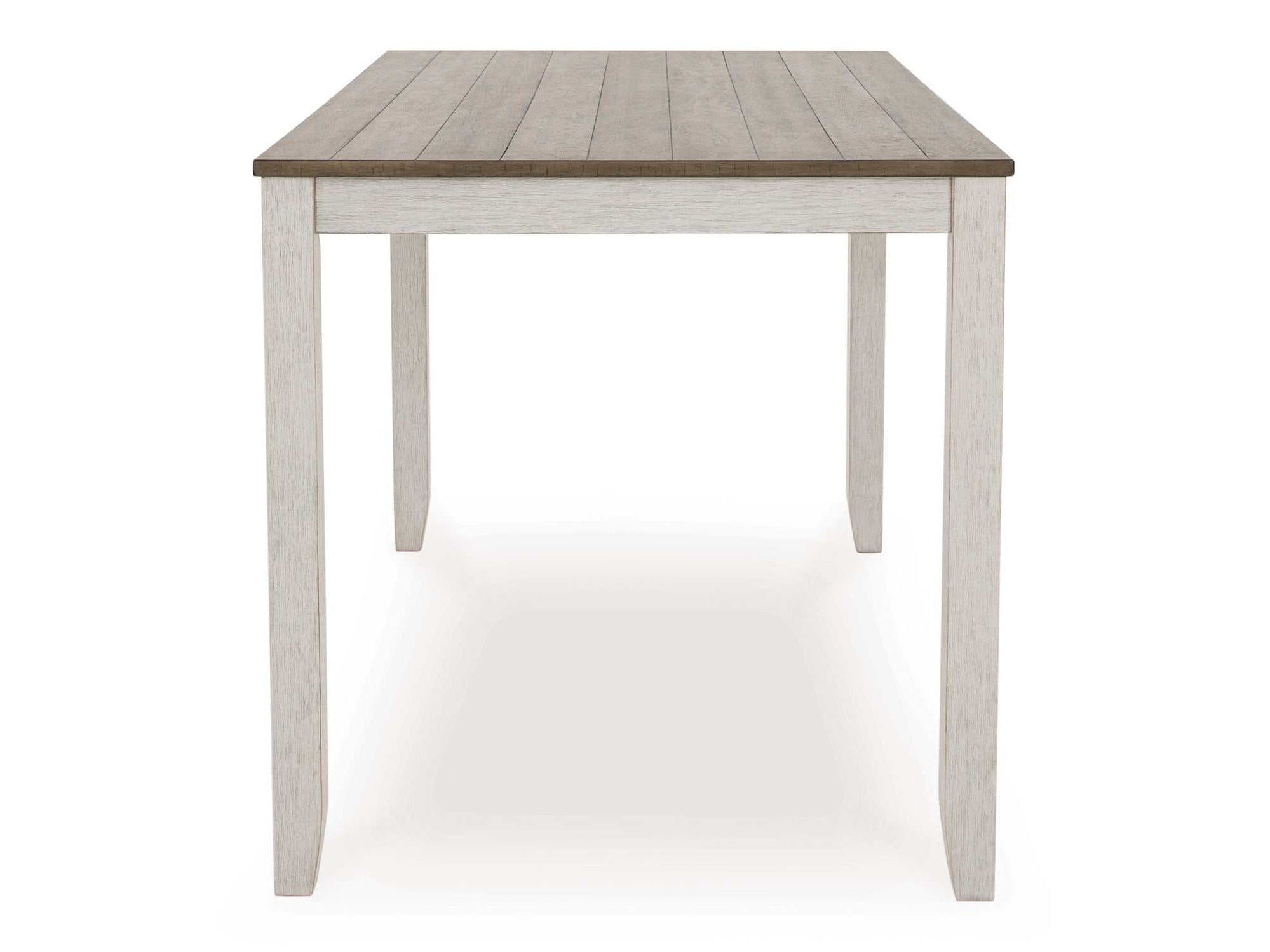 Skempton Counter Height White/Light Brown Dining Room Set / 7pc