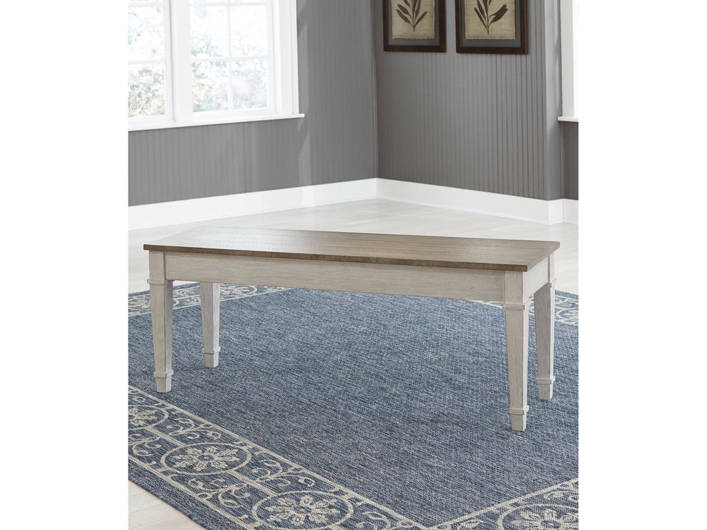 Skempton White/Light Brown Storage Bench