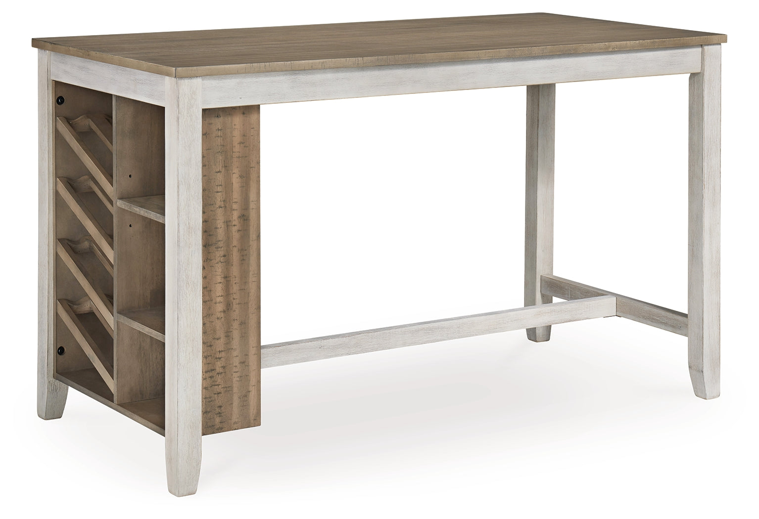 Skempton Two-tone Counter Height Dining Table and 6 Barstools
