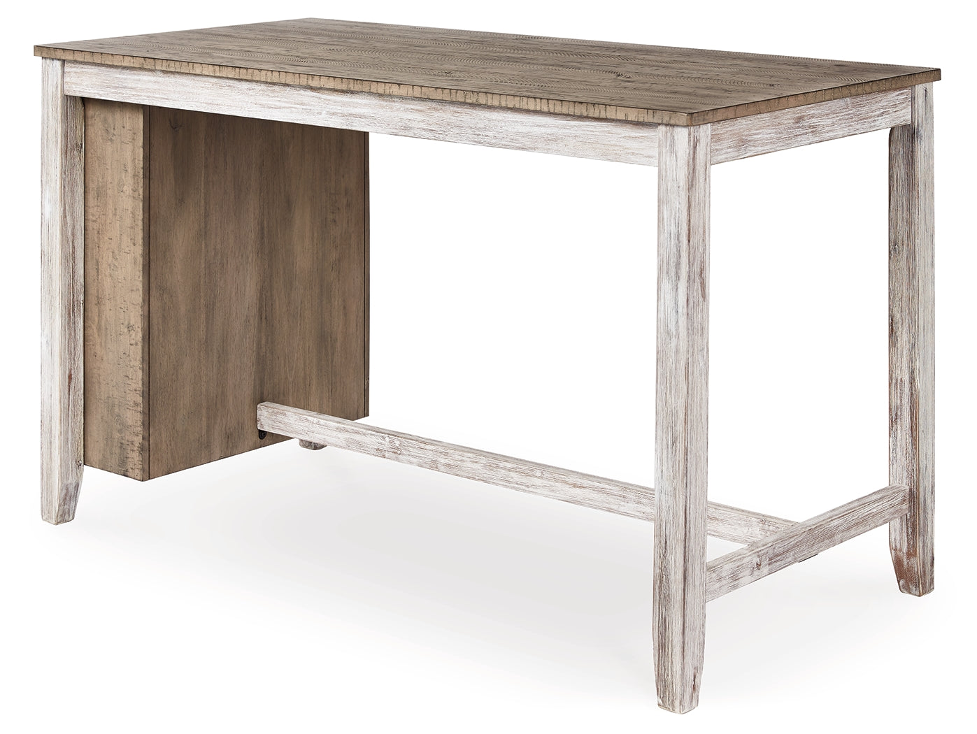 Skempton Two-tone Counter Height Dining Table and 6 Barstools
